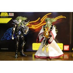 Figurine articulée - Myth Cloth - Saint Seiya - Tamashii Nation Japan - Black Shion + Grand Pope "Convention Exclusive"