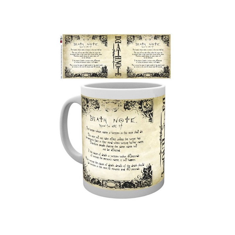 Mug - Mug(s) - Death Note - Règles