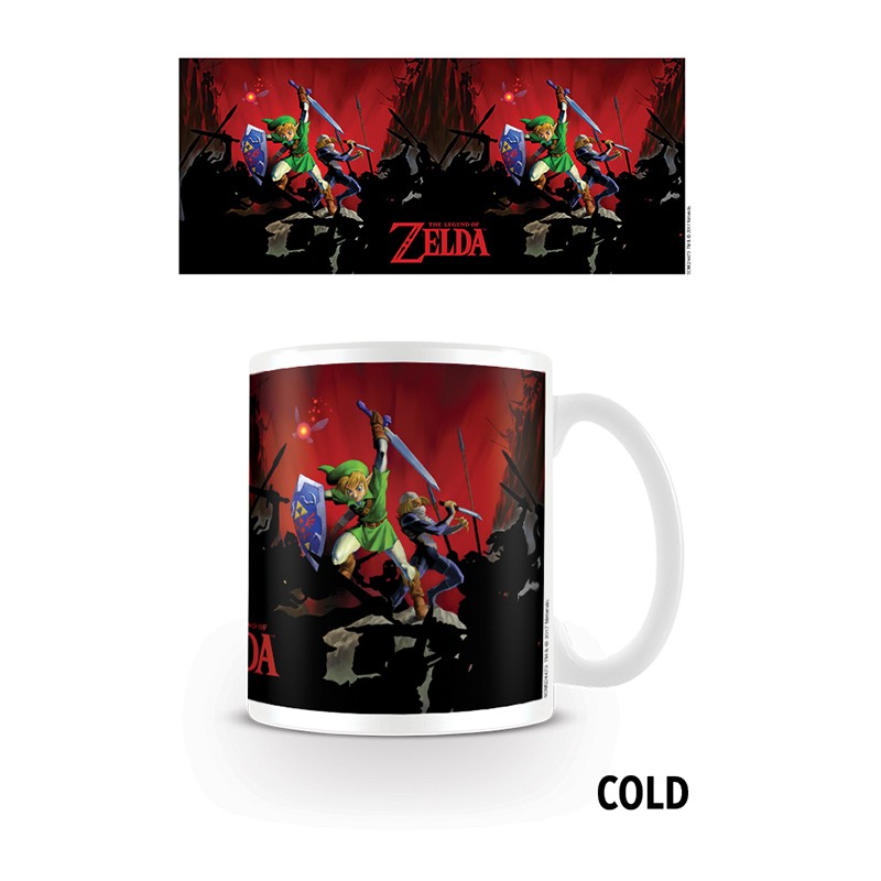 Mug - Thermo-réactif - Zelda - Au combat