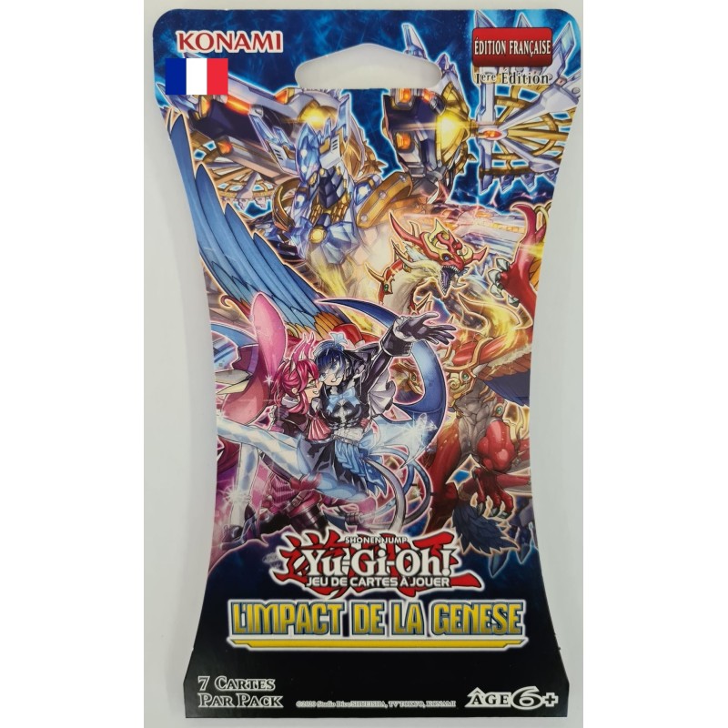 Cartes (JCC) - Booster sous Blister - Yu-Gi-Oh! - Impact de la Génèse - Booster Pack
