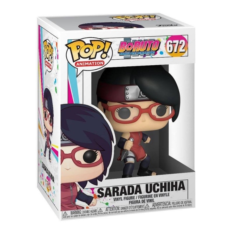 POP - POP Animation - Boruto - 672 - Sarada Uchiha