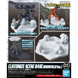 Accessoire Maquettes - Action Base - Gundam - Customize Scene Base (Snowfield Ver.)