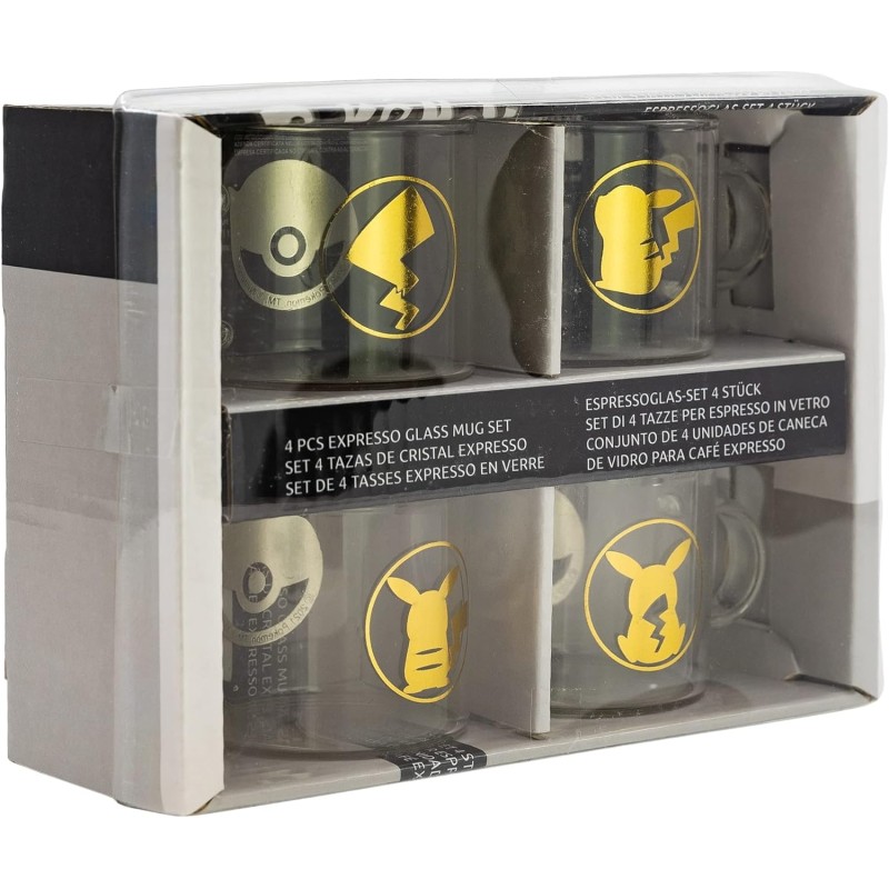 Mug - Mug(s) - Pokemon - Set de 4 - Pikachu