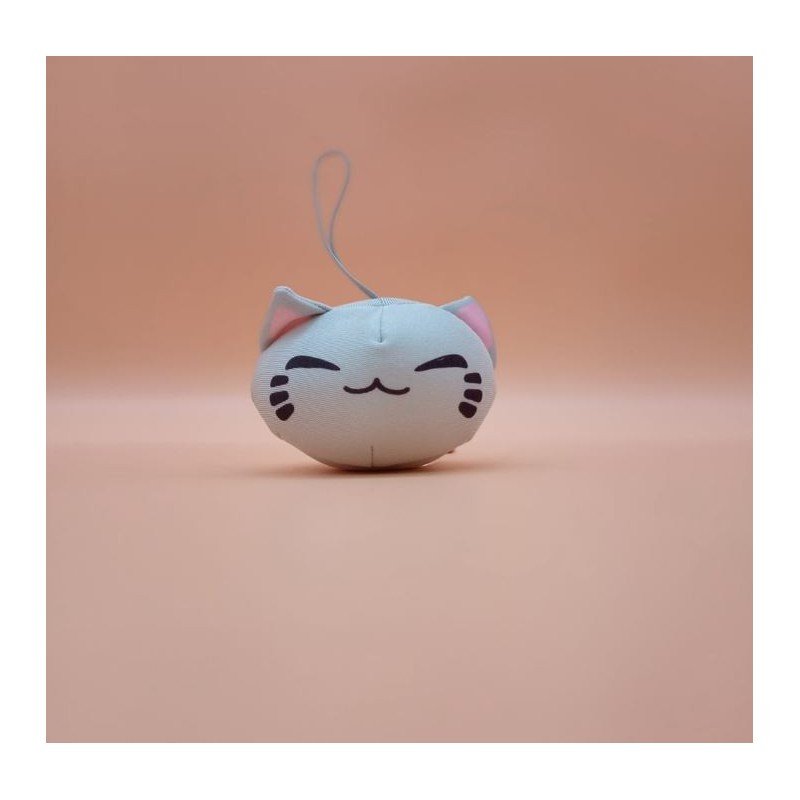 Peluche - Nemuneko - Gris - Coll. balle Antistress
