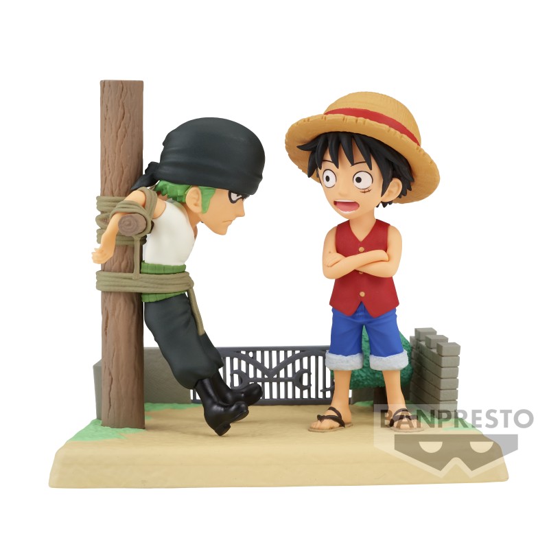 Figurine Statique - WCF - One Piece - Luffy & Zoro - Log Stories