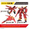 Maquette - High Grade - Macross - Fire Valkyrie Gundam with sound Booster - VF-19 custom