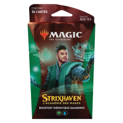 Cartes (JCC) - Booster sous Blister - Magic The Gathering - Booster Thématique - Strixhaven Quandrix