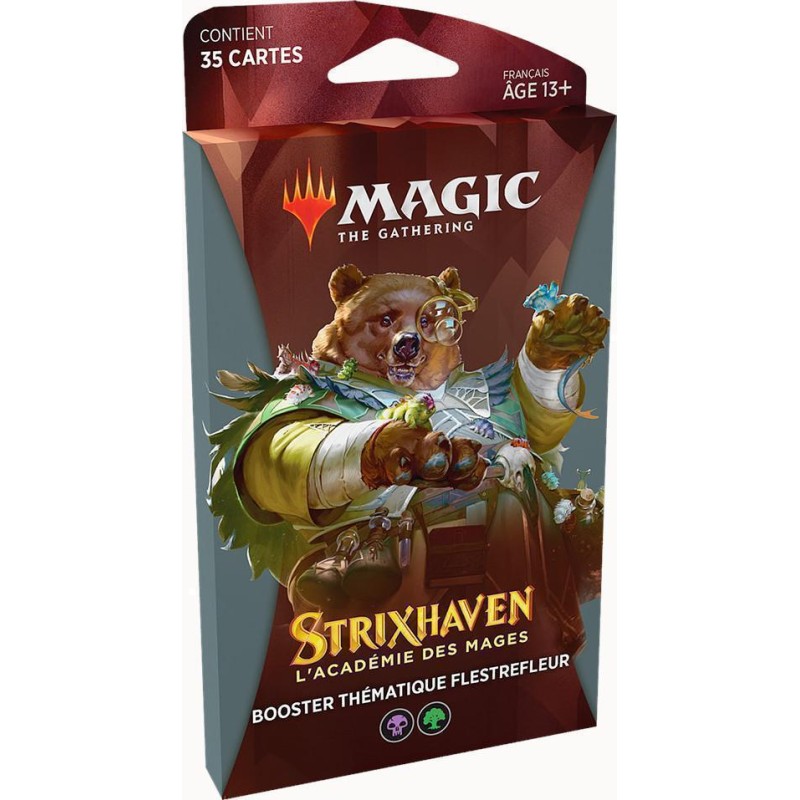 Cartes (JCC) - Booster sous Blister - Magic The Gathering - Booster Thématique - Strixhaven Flestrefleur