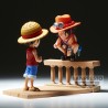 Figurine Statique - WCF - One Piece - Luffy & Ace
