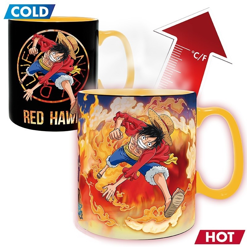 Mug - Thermo-réactif - One Piece - Luffy & Sabo