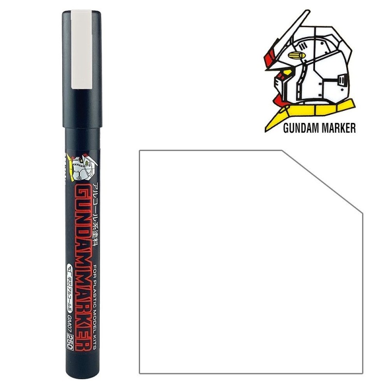 Marqueur pour maquettes - Accessoires maquettes - Gundam - Blanc