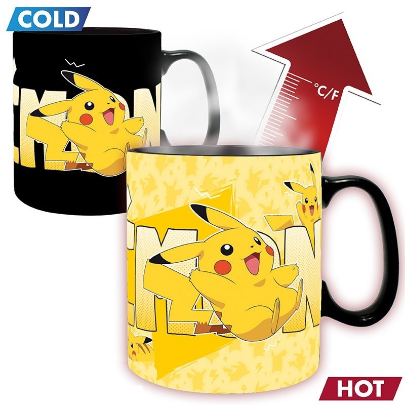 Mug - Thermo-réactif - Pokemon - Pikachu