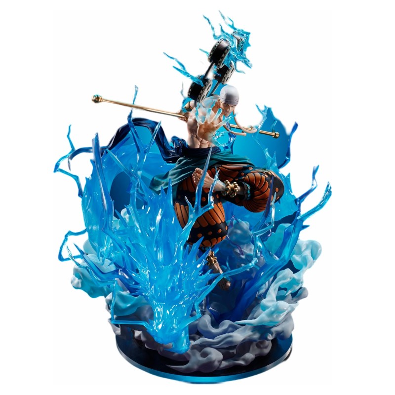 Figurine Statique - Touche Métallique - One Piece - Sixty million volt lightning dragon - Extra Battle - Premium Figure - Ener