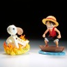Figurine Statique - WCF - One Piece - Vogue Merry & Luffy