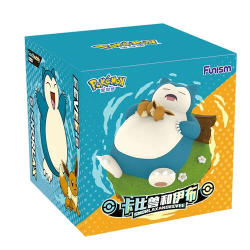 Figurine Statique - Prime Figure - Pokemon - Ronflex & Évoli