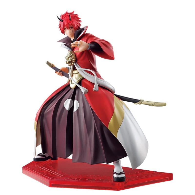 Figurine Statique - Ichibansho - Moi, quand je me réincarne en Slime - Benimaru - Red Lotus Bond - Benimaru, Général Samouraï