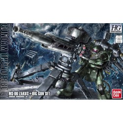 Maquette - High Grade - Gundam - Zaku II + Big Gun