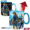 Mug - Thermo-réactif - Zelda - Link & Zelda