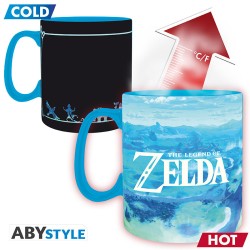 Mug - Thermo-réactif - Zelda - Link & Zelda