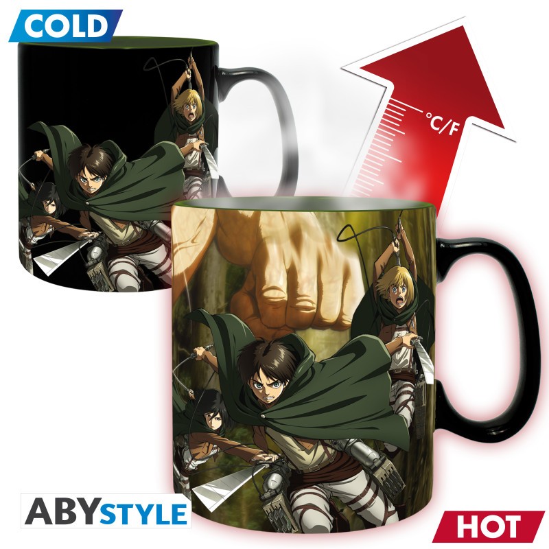 Mug - Thermo-réactif - L'Attaque des Titans - Titans