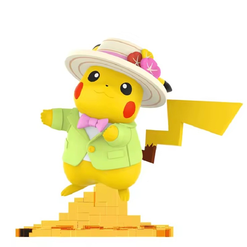 Figurine Statique - Prime Figure - Pokemon - Holo-costume Élégant - Pikachu
