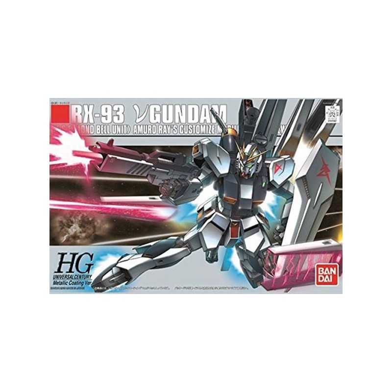 Maquette - Emballage endommagé - High Grade - Gundam - RX-93 Nu - Mettalic Coating ver.