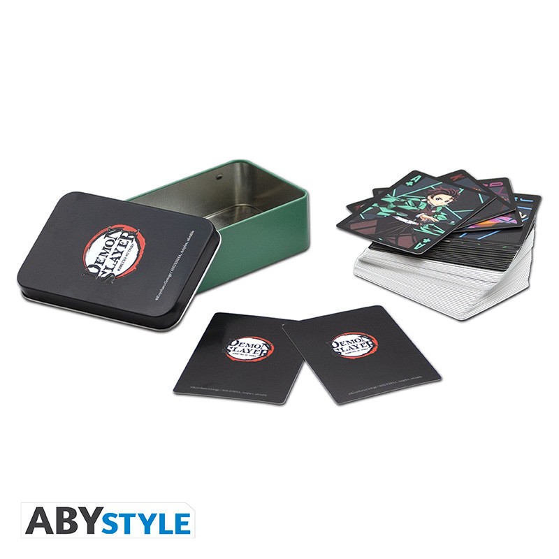 Jeu de cartes - Classique - Indépendant de la langue - Demon Slayer - 54 Cartes