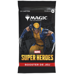 Cartes (JCC) - Booster sous Blister - Magic The Gathering - Booster de Jeu sous Blister - Marvel Super Heroes