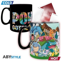 Mug - Thermo-réactif - Pokemon - Attrapez-les tous