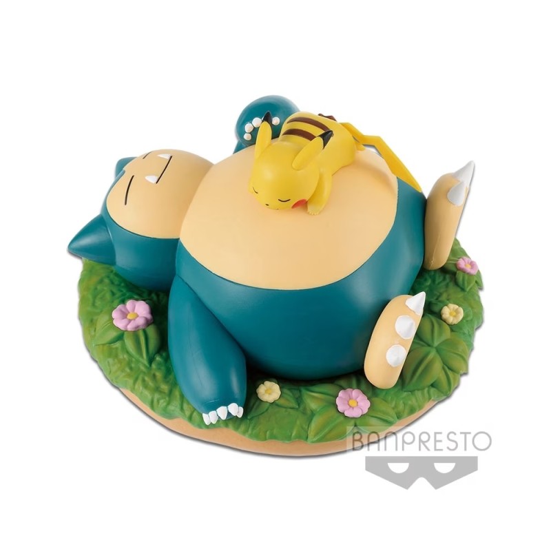 Figurine Statique - Pokemon - Ronflex & Pikachu