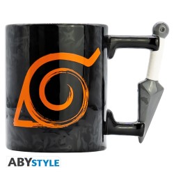 Set - Naruto - Verre XXL +Porte-clés 3D+Mug 3D Konoha