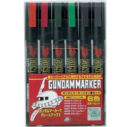 Marqueur pour maquettes - Accessoires maquettes - Gundam - Zeon Set