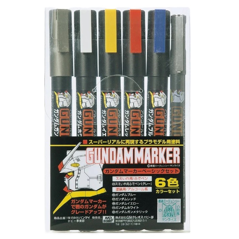 Marqueur pour maquettes - Accessoires maquettes - Gundam - Basic Set