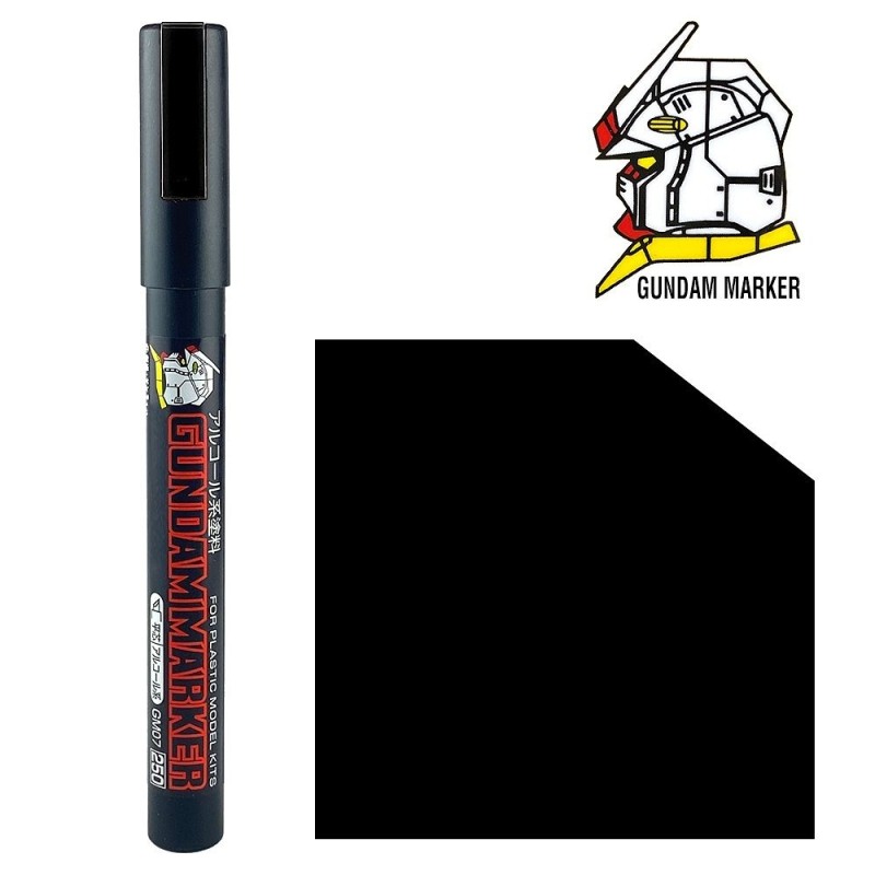 Marqueur pour maquettes - Accessoires maquettes - Gundam - Noir