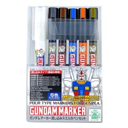 Marqueur pour maquettes - Accessoires maquettes - Gundam - Extra thin type for panel lines set