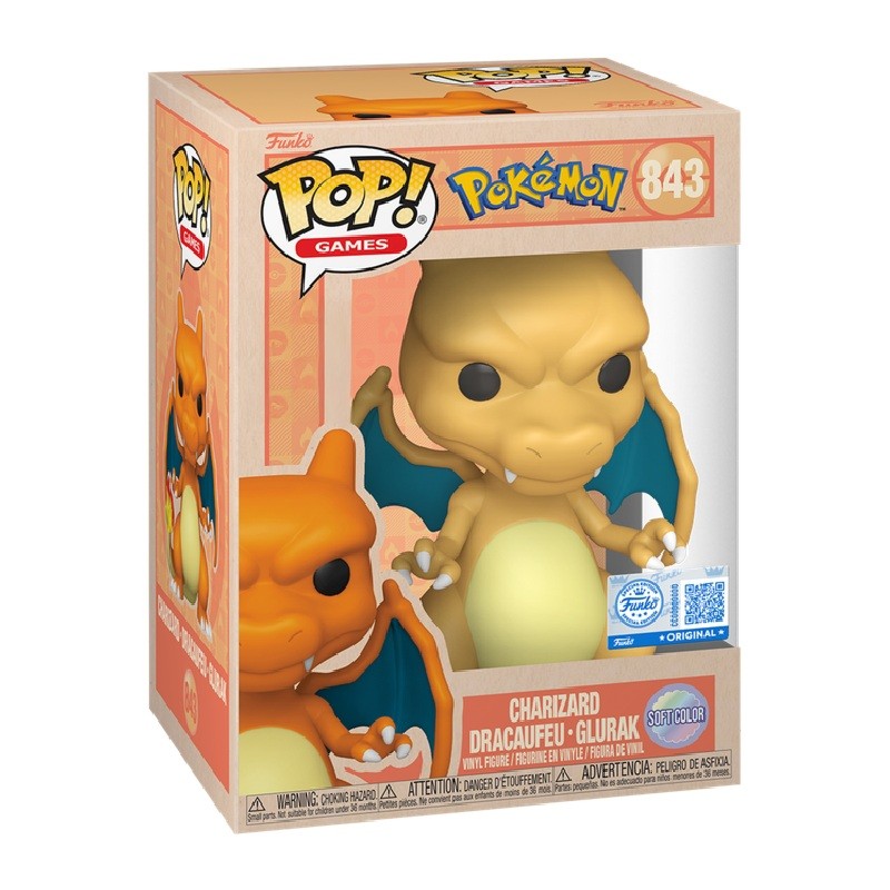 POP - POP Games - Pokemon - 843 - Soft Color - Special Edition - Dracaufeu