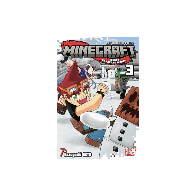 Minecraft, le manga officiel - Voyage au bout du monde - Tome 3