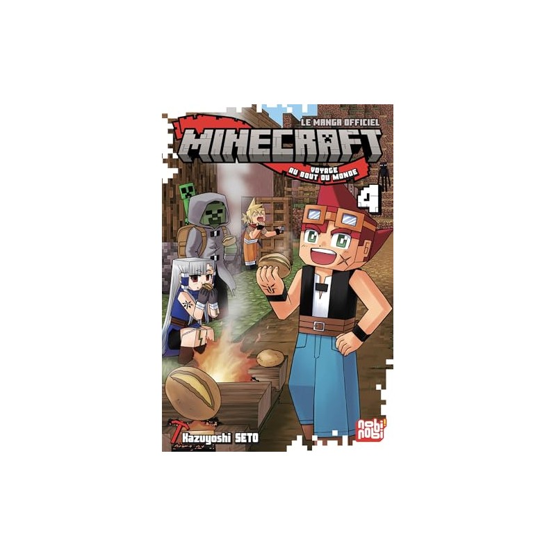 Minecraft, le manga officiel - Voyage au bout du monde - Tome 4