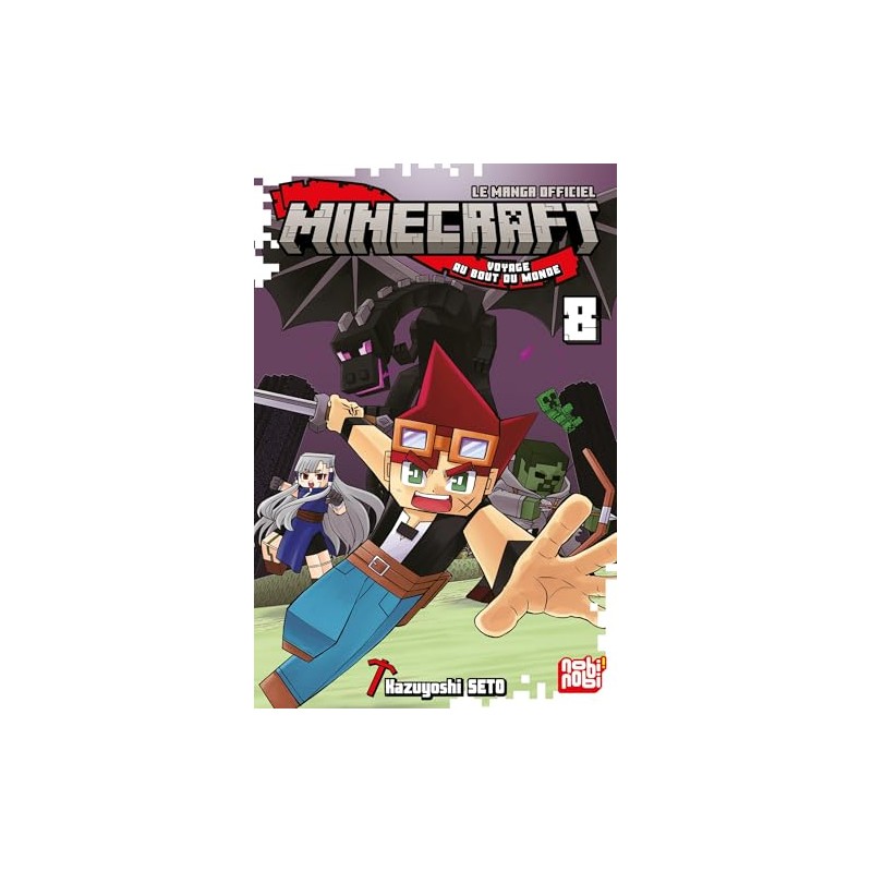 Minecraft, le manga officiel - Voyage au bout du monde - Tome 8