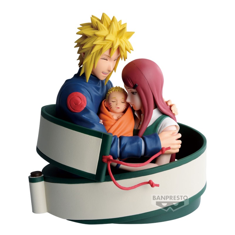 Figurine Statique - Naruto 72 series - Naruto - Minato, Naruto & Kushina
