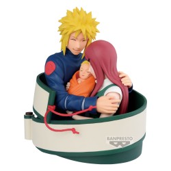 Figurine Statique - Naruto 72 series - Naruto - Minato, Naruto & Kushina