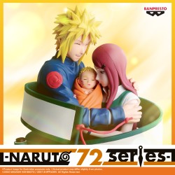 Figurine Statique - Naruto 72 series - Naruto - Minato, Naruto & Kushina
