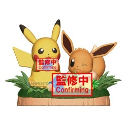 Figurine Statique - Pokemon - Pikachu & Evoli