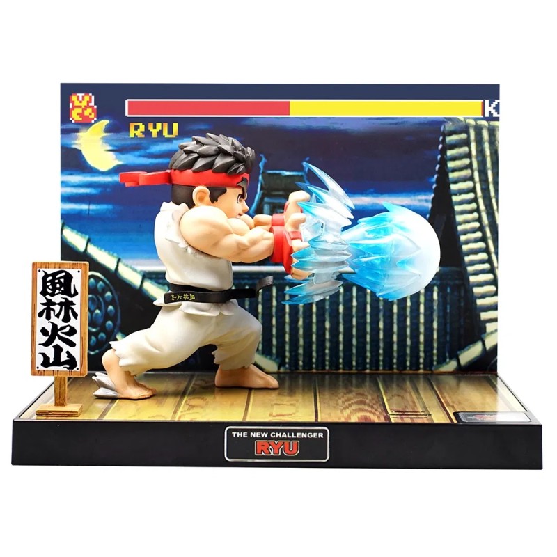 Figurine Statique - Street Fighter - Ryu - "Hadoken" !
