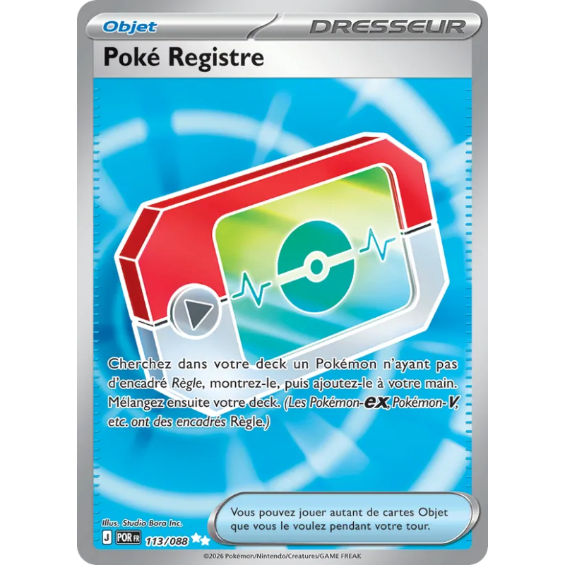 Poké Registre — Équilibre Parfait — 113 — Holo — NM