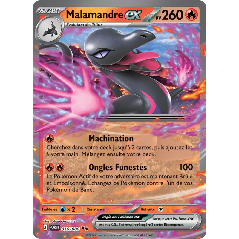Malamandre-ex — Équilibre Parfait — 016 — Holo — NM