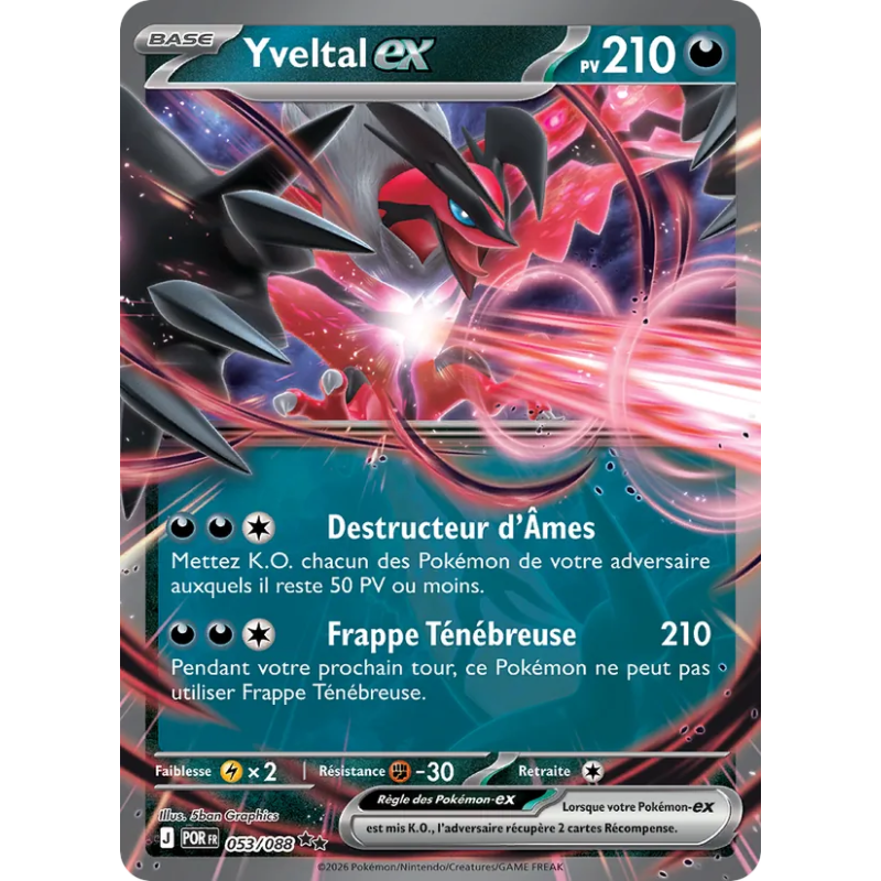 Yveltal-ex — Équilibre Parfait — 053 — Holo — NM