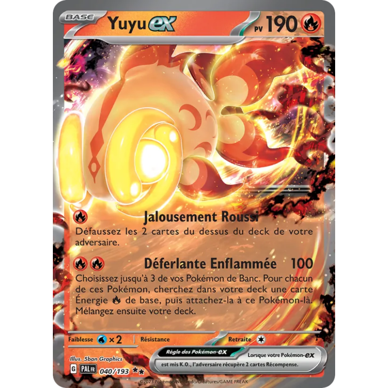 Yuyu-ex — Évolutions à Paldea — 040 — Holo — NM