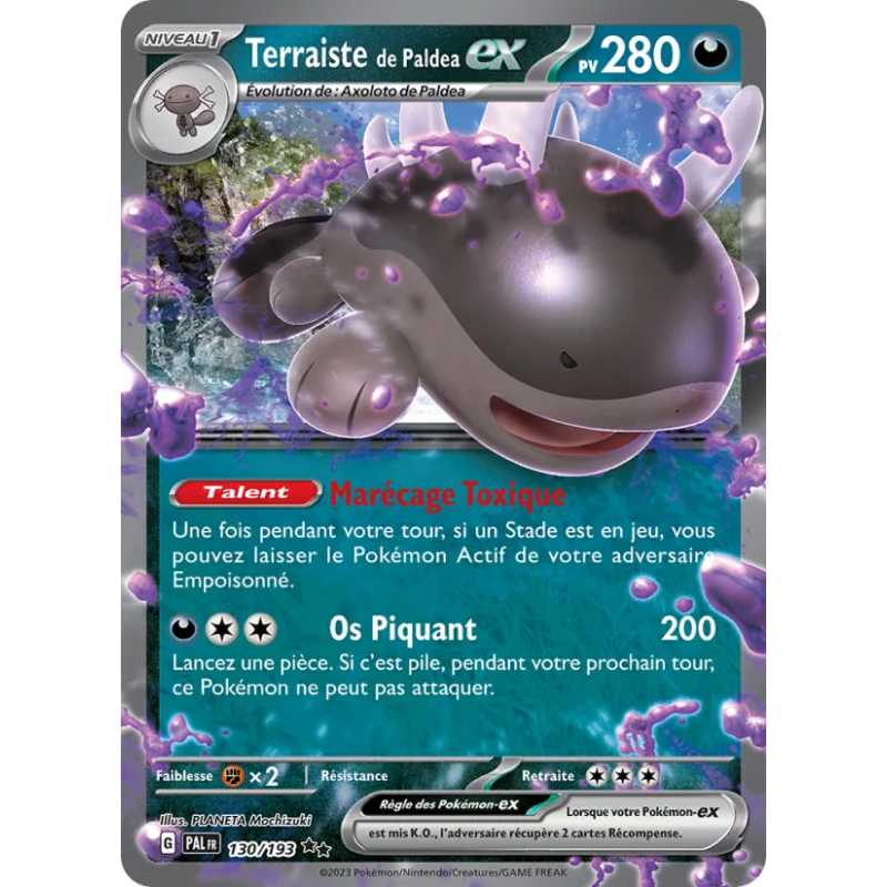 Terraiste de Paldea-ex — Évolutions à Paldea — 130 — Holo — NM