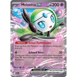 Meloetta-ex — Foudre Noire — 044 — Holo — NM